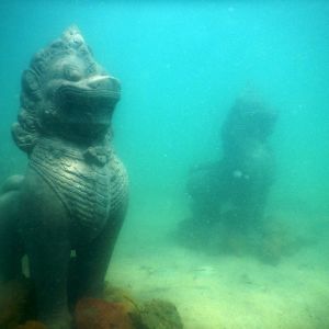 under-water sculpture park